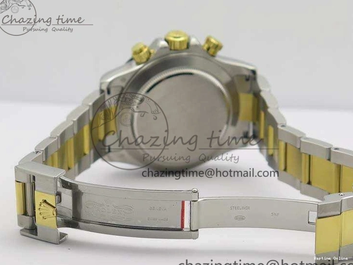 0126 Daytona SS YG Ceramic Bezel JH Best Edition White Dial On SS YG Bracelet A Resilient 3530